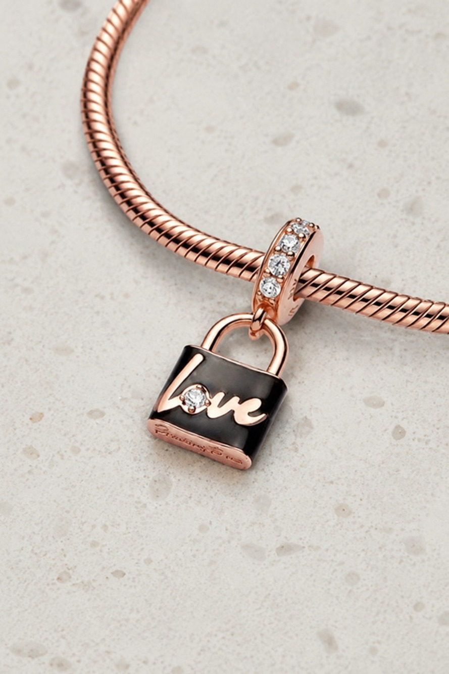Pandora Family Letters Dangle Charm - Picture 2 of 3